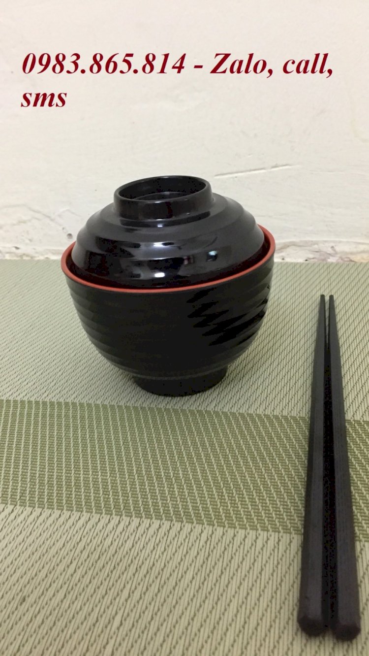 Đũa melamin chống mốc, đũa nhà hàng nhật, đũa nhựa màu đen,